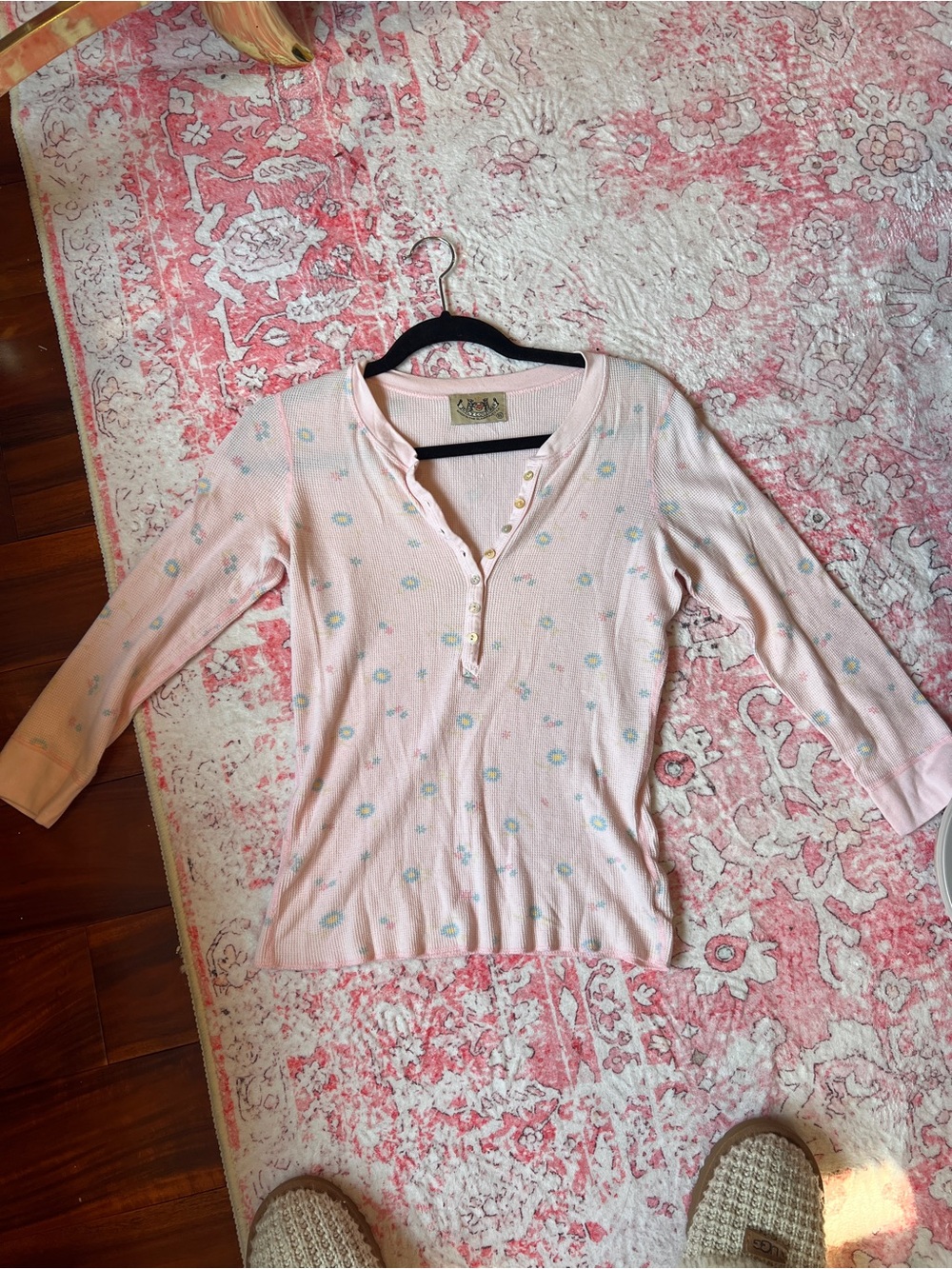 Juicy Couture Vintage 3/4 Sleeve Top